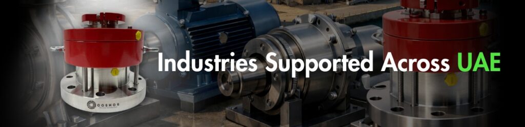 Mechanical seals used in oil and gas, chemical and water treatment plants across UAE industries – Cosmos Seals industrial seal manufacturer