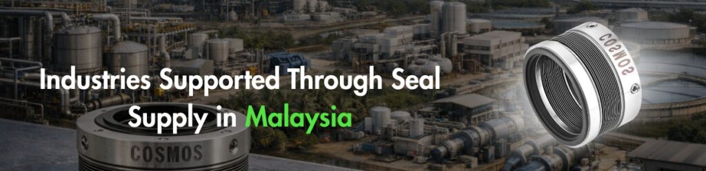 Industrial sectors in Malaysia supported with mechanical seal supply by Cosmos Seals including oil and gas, chemical, water treatment and manufacturing plants