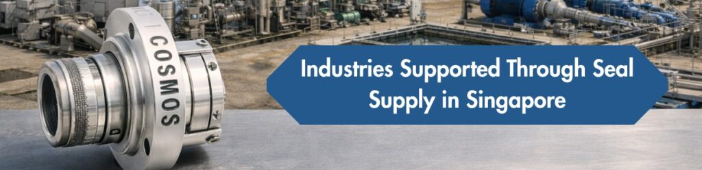 Singapore industries supported with mechanical seal supply by Cosmos Seals including marine, chemical processing, water treatment and manufacturing plants