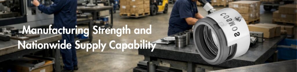 quality inspection and packaging of mechanical seals for nationwide industrial supply by Cosmos Seals