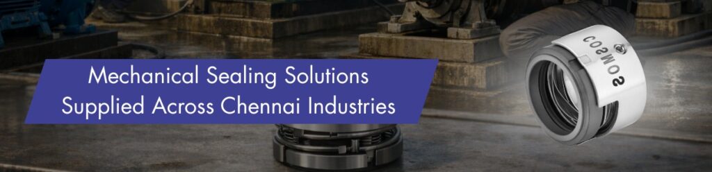 Mechanical sealing solutions supplied by Cosmos Seals for pumps, agitators and industrial equipment across Chennai industries