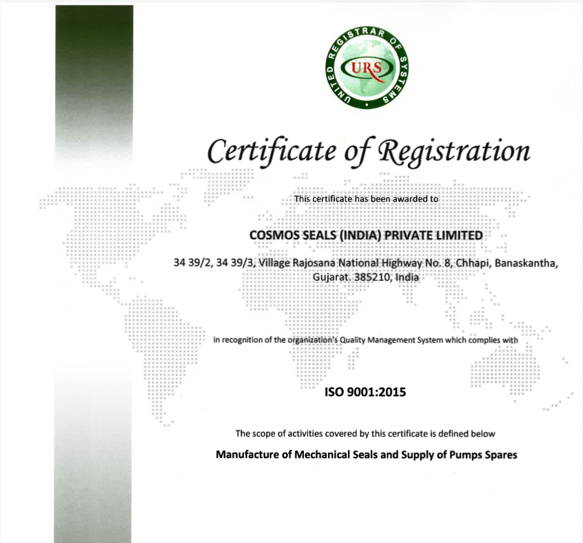 ISO 9001:2015 Certificate
