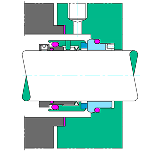Wave Spring Seal CS92 Drawing | Cosmos Seals
            class=