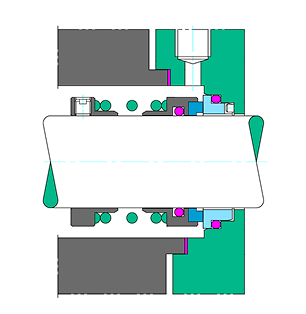 Single Spring Mechanical Seal Drawing | Cosmos Seals
            class=