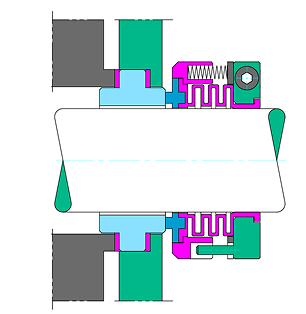 Teflon Bellow TB02 Drawing | Cosmos Seals
            class=
